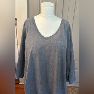 Gray V-Neck Women's Top
Washed once, but never worn